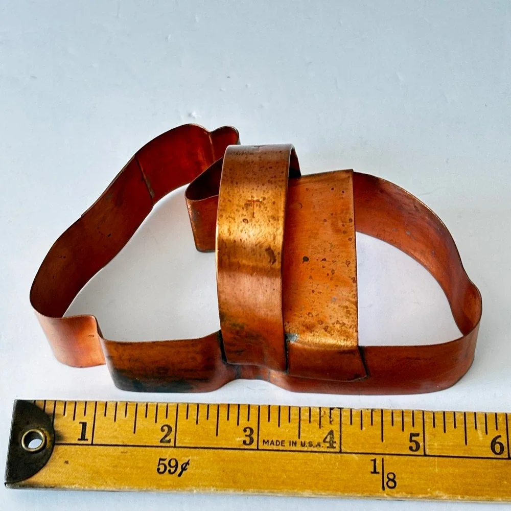 Handmade copper cookie